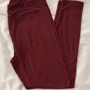 LuLaRoe Burgundy Leggings